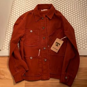 Tellason women’s jacket, rust colored